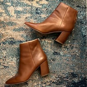 Steve Madden Brown Leather Bootie